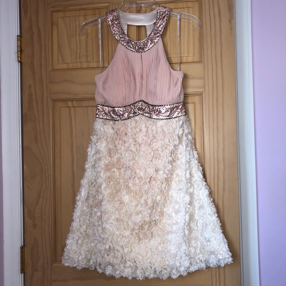 Sue Wong Beaded light pink/salmon dress